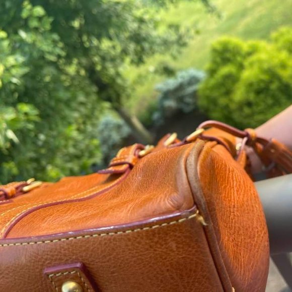 Dooney and Bourke Florentine Domed Buckle Satchel - Natural - Picture 7 of 16